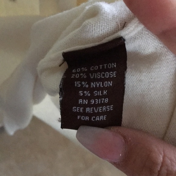 Adrienne vittadini SAKS FIFTH ABENUE beaded tank - Picture 6 of 7